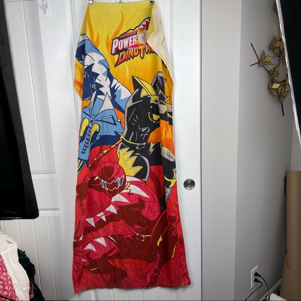 Vintage power ranger thunder towel